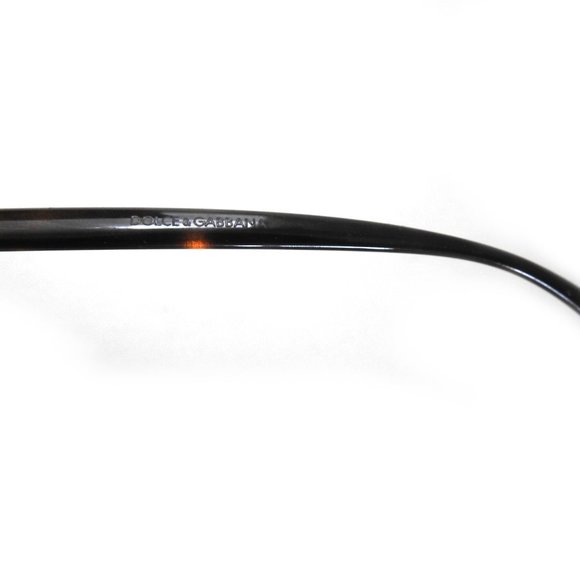 Women's Dolce &Gabbana Tortoise Shell Acrylic Prescription Eyeglasses Frame - Picture 5 of 7
